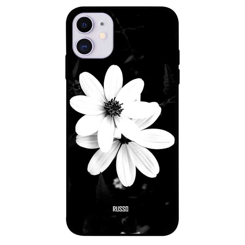 

Russo Apple iPhone 11 Mobile Phone Back Cover, White Hepatica