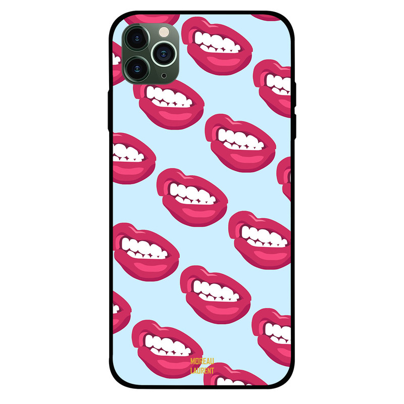 

Moreau Laurent Apple iPhone 11 Pro Max Mobile Phone Back Cover, Bitting Lips