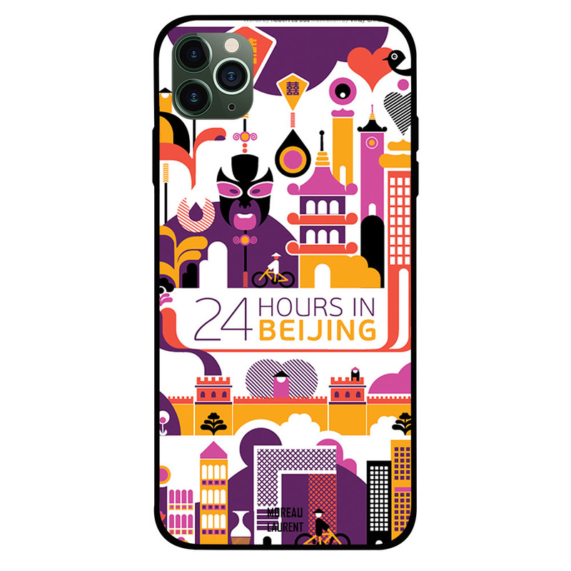 

Moreau Laurent Apple iPhone 11 Pro Mobile Phone Back Cover, 24 Hours in Beijing