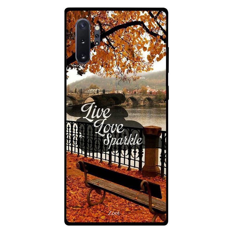 

Zoot Samsung Note Plus Mobile Phone Back Cover, Live Love Sparkle