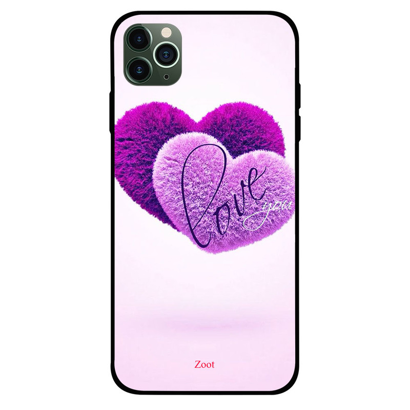 

Zoot Apple iPhone 11 Pro Max Mobile Phone Back Cover, Love You Heart
