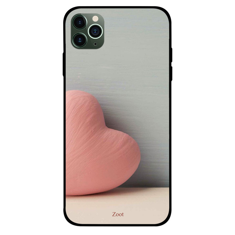

Zoot Apple iPhone 11 Pro Mobile Phone Back Cover, Peach Heart