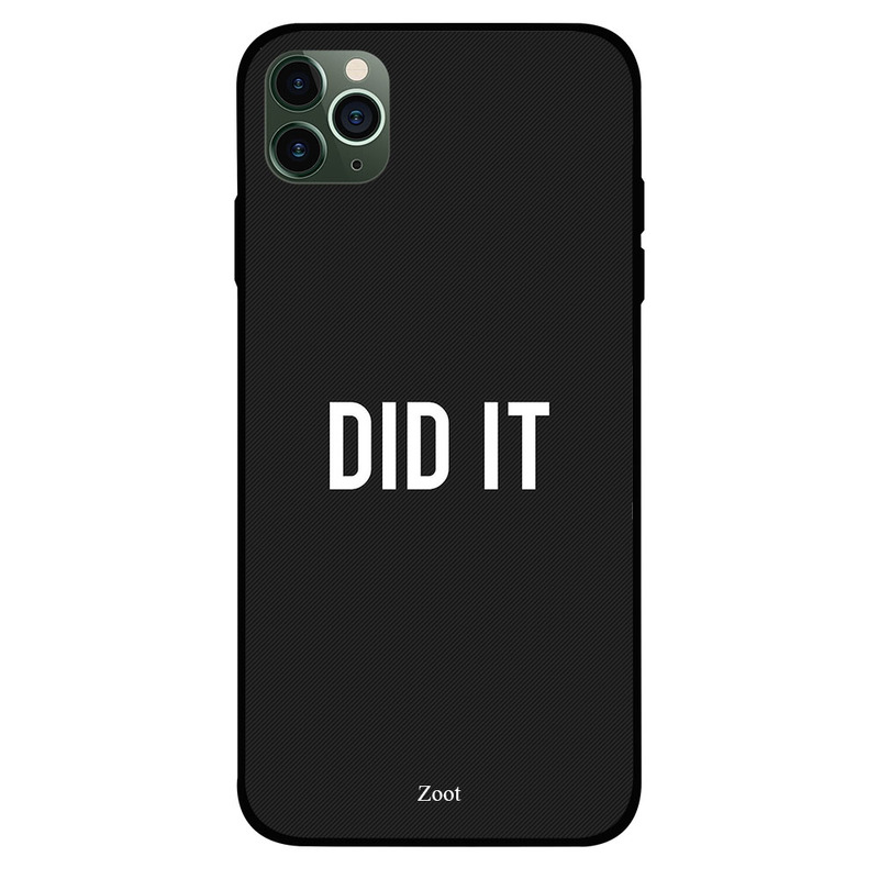 

Zoot Apple iPhone 11 Pro Max Mobile Phone Back Cover, Did It