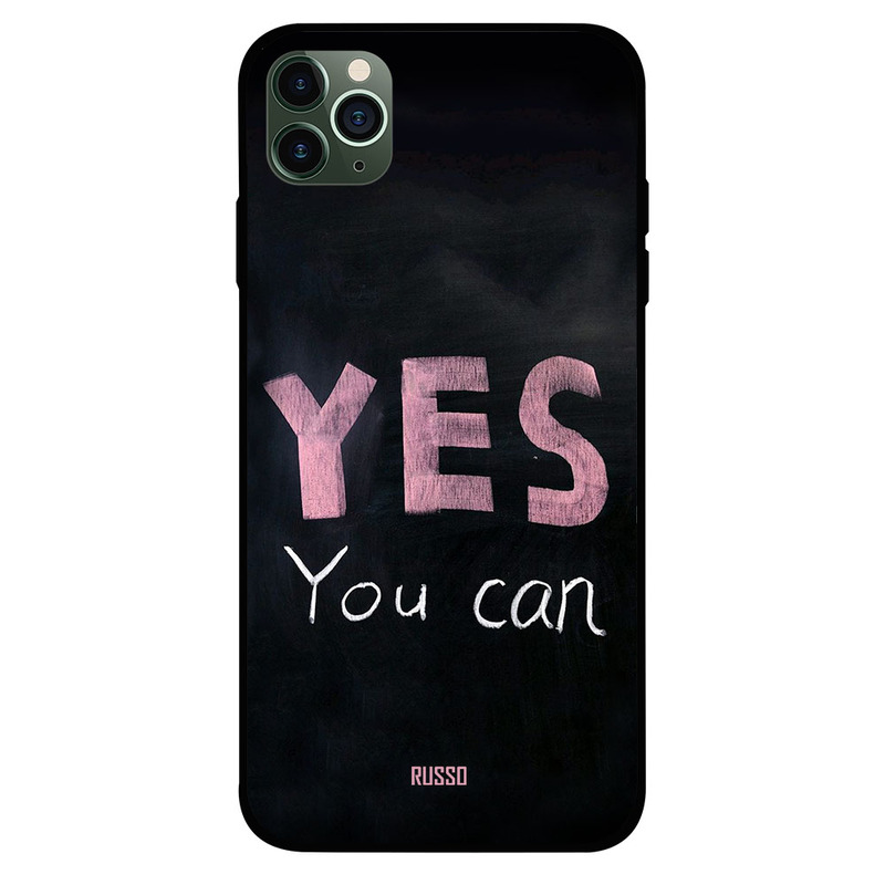 

Russo Apple iPhone 11 Pro Max Mobile Phone Back Cover, Yes You Can