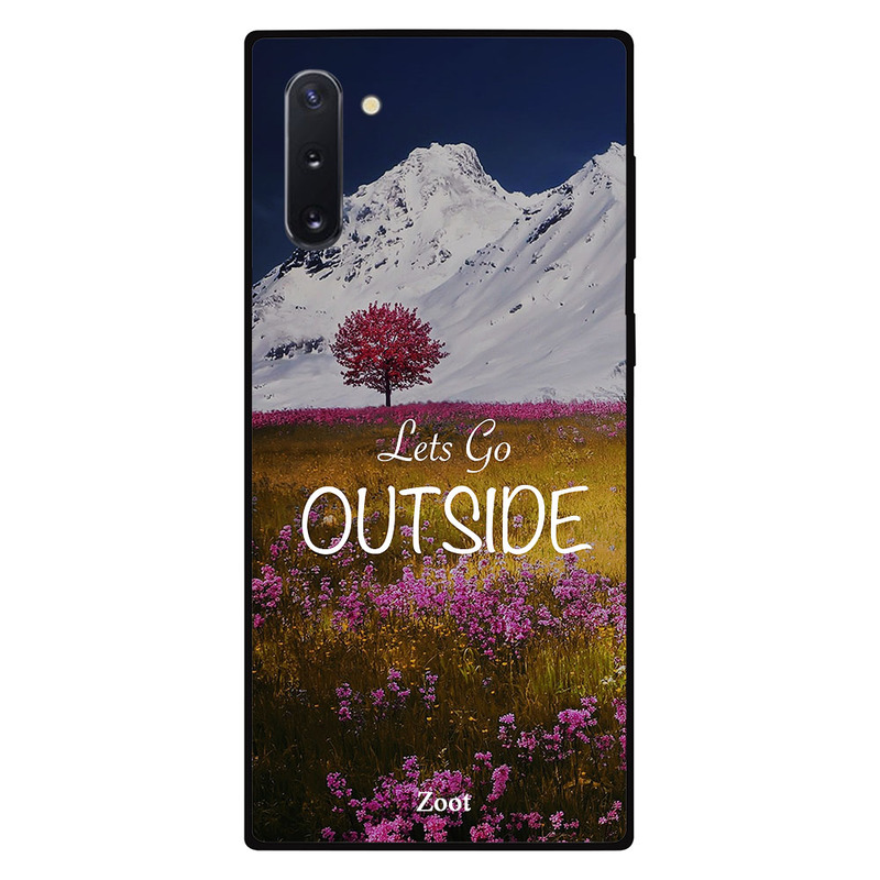 

Zoot Samsung Note 10 Mobile Phone Back Cover, Lets Go Outside