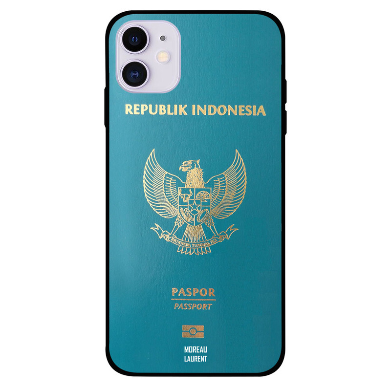 

Moreau Laurent Apple iPhone 11 Mobile Phone Back Cover, Indonesia Passport