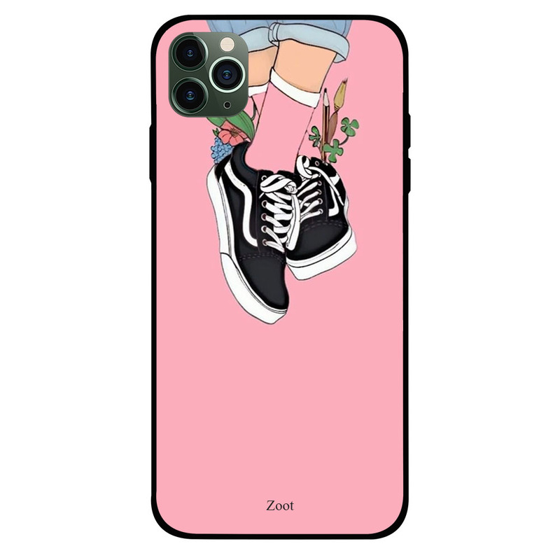 

Zoot Apple iPhone 11 Pro Max Mobile Phone Back Cover, Flowers N Shoes