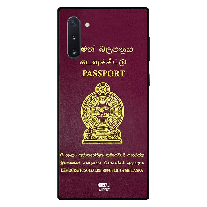 

Moreau Laurent Samsung Note 10 Mobile Phone Back Cover, Sri Lanka Passport