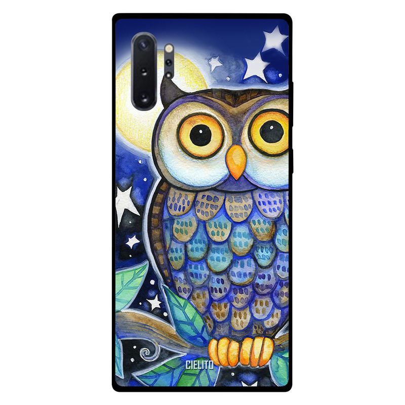 

Cielito Samsung Note Plus Mobile Phone Back Cover, Enchanting owl