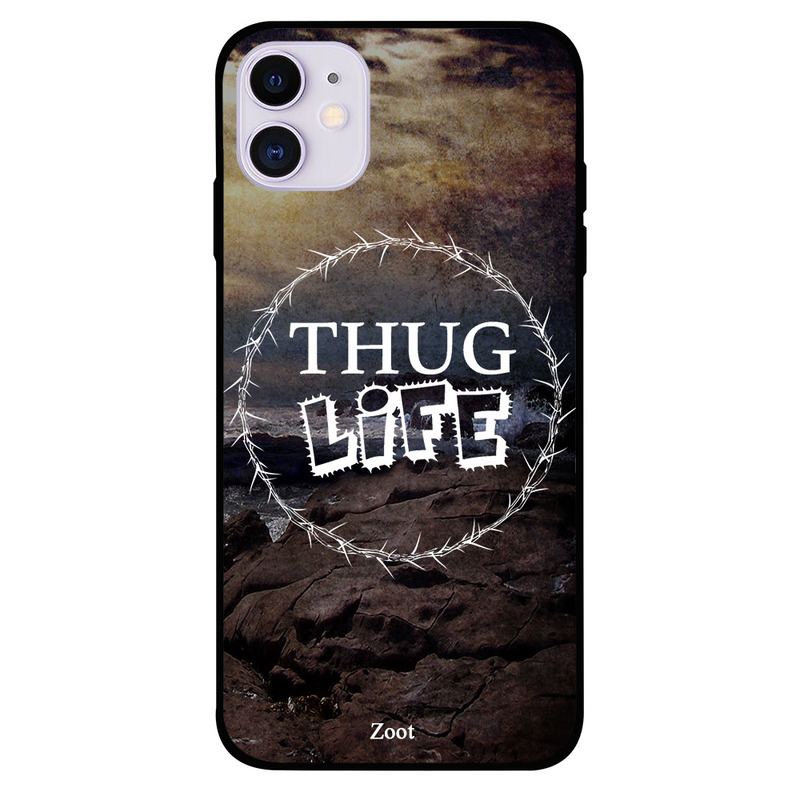 

Zoot Apple iPhone 11 Mobile Phone Back Cover, Thug Life