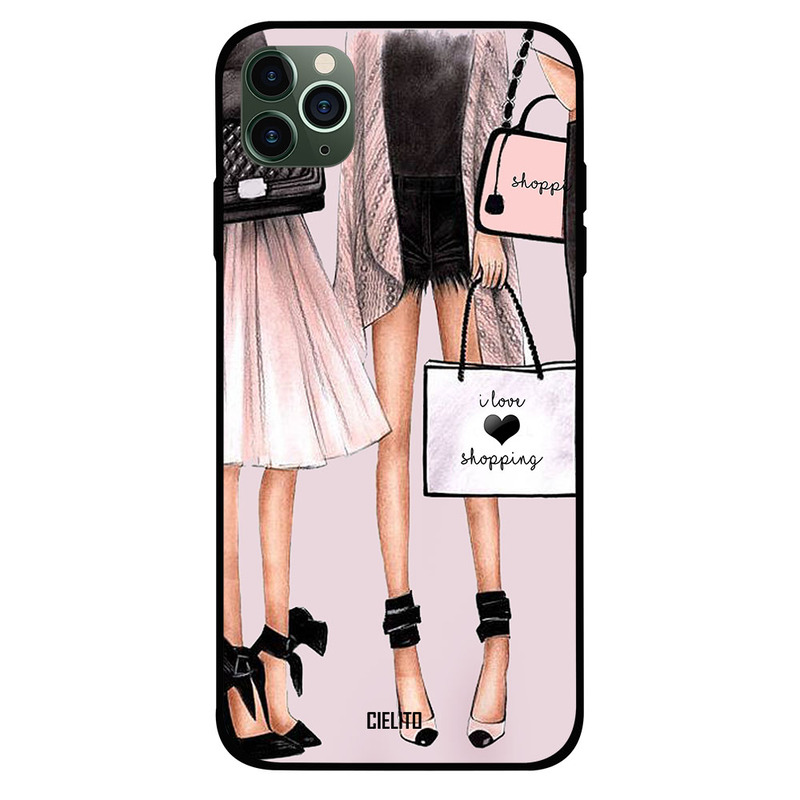 

Cielito Apple iPhone 11 Pro Mobile Phone Back Cover, Girls On Shopping