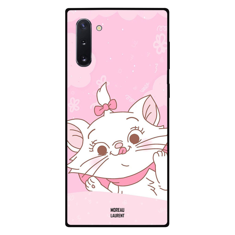 

Moreau Laurent Samsung Note 10 Mobile Phone Back Cover, Cat Pink Hairclip
