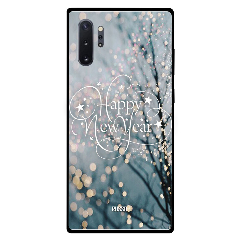 

Russo Samsung Note Plus Mobile Phone Back Cover, Sparkling New Year