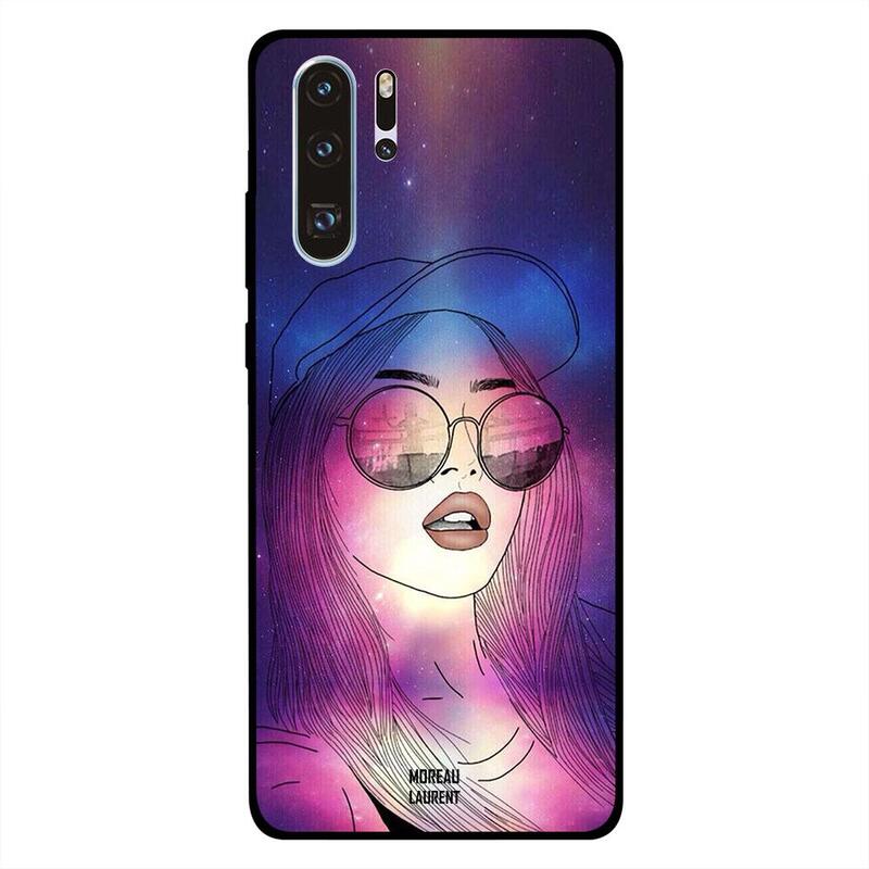 

Moreau Laurent Huawei P30 Pro Mobile Phone Back Cover, Cute Doodle Girl