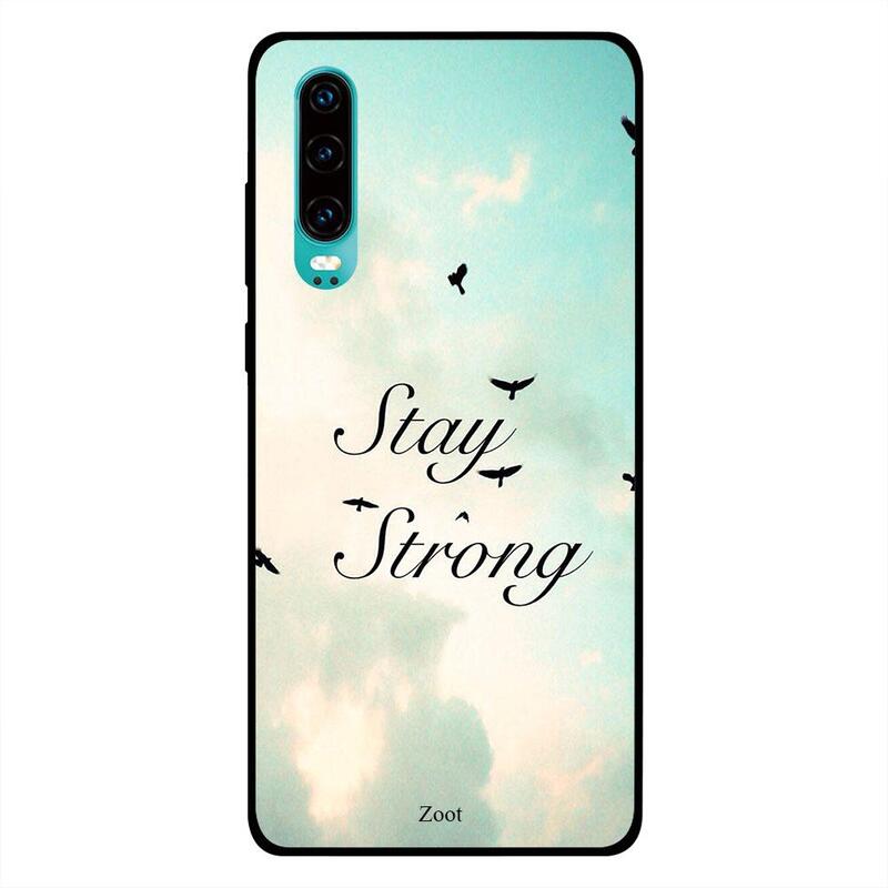 

Zoot Huawei P30 Mobile Phone Back Cover, Stay Strong With Sky Background