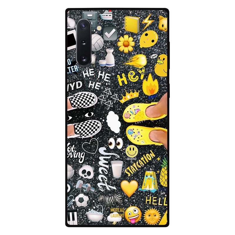 

Moreau Laurent Samsung Note 10 Mobile Phone Back Cover, Yellow and White Tags