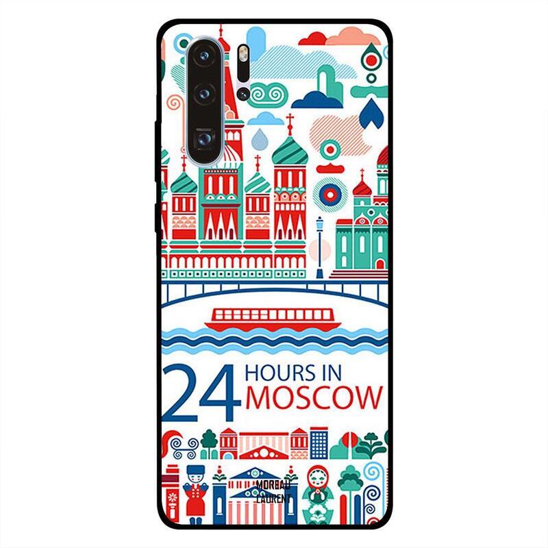 

Moreau Laurent Huawei P30 Pro Mobile Phone Back Cover, 24 Hours in Moscow