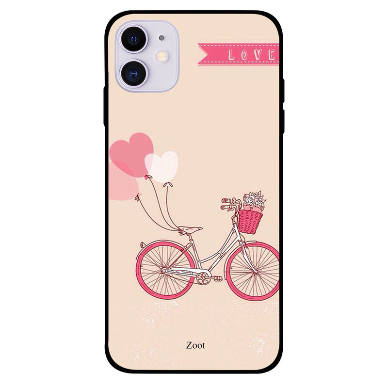 

Zoot Apple iPhone 11 Mobile Phone Back Cover, Love Cycle