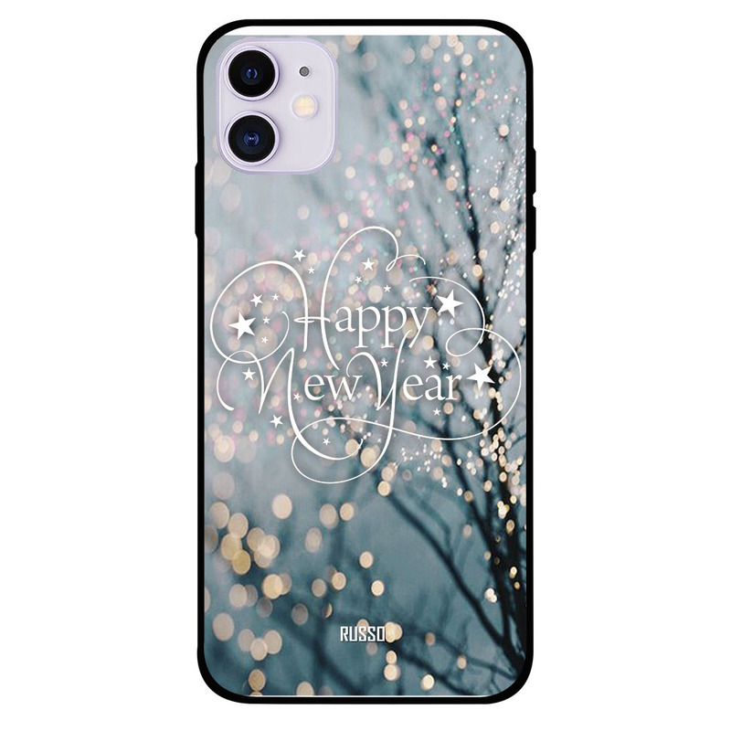

Russo Apple iPhone 11 Mobile Phone Back Cover, Sparkling New Year