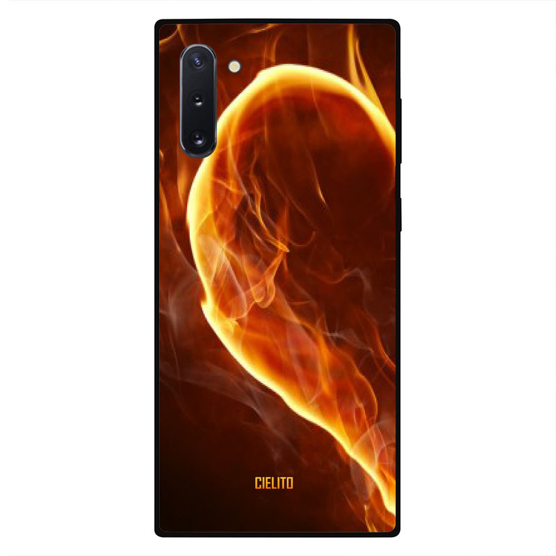 

Cielito Samsung Note 10 Mobile Phone Back Cover, Half Heart Left