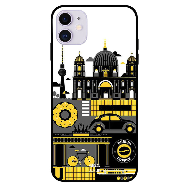 

Moreau Laurent Apple iPhone 11 Mobile Phone Back Cover, Berlin Coffee