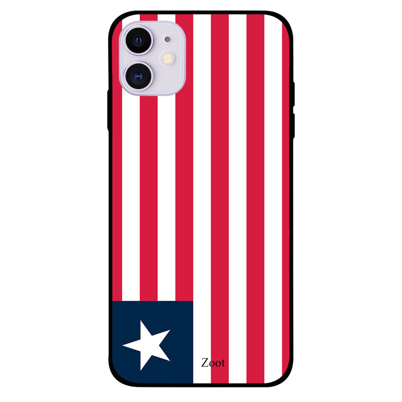 

Zoot Apple iPhone 11 Mobile Phone Back Cover, Liberian Flag