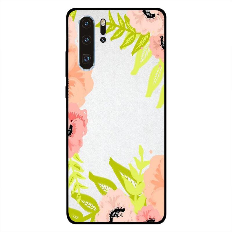 

Zoot Huawei P30 Pro Mobile Phone Back Cover, Floral Peach Pink