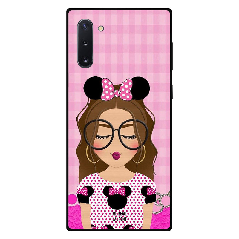 

Moreau Laurent Samsung Note 10 Mobile Phone Back Cover, Cute Girl Pink Hairclip