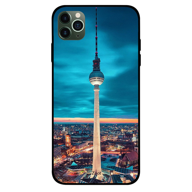 

Zoot Apple iPhone 11 Pro Mobile Phone Back Cover, Sky Tower