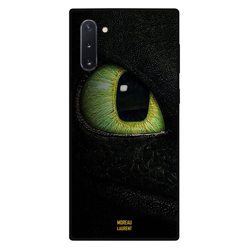 

Moreau Laurent Samsung Note 10 Mobile Phone Back Cover, Green Cat Eye