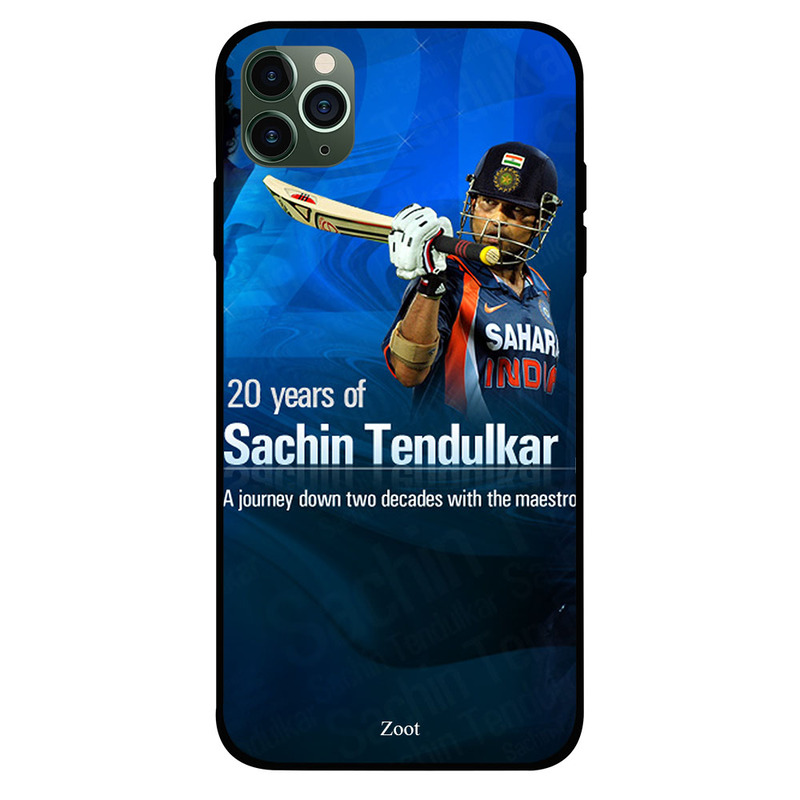 

Zoot Apple iPhone 11 Pro Max Mobile Phone Back Cover, Journey Of Sachin
