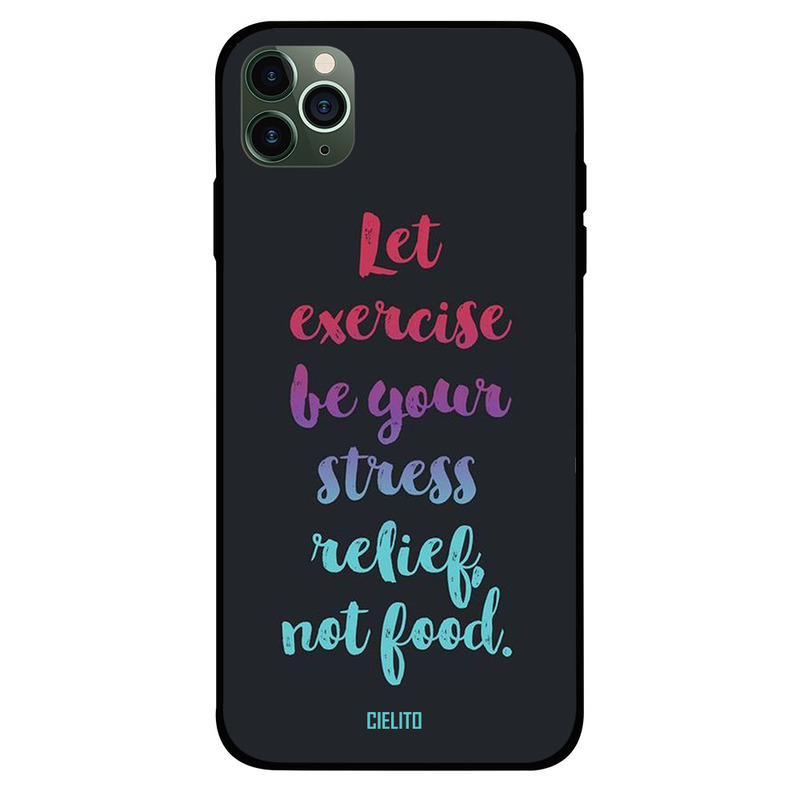 

Cielito Apple iPhone 11 Pro Max Mobile Phone Back Cover, Exercise And Food