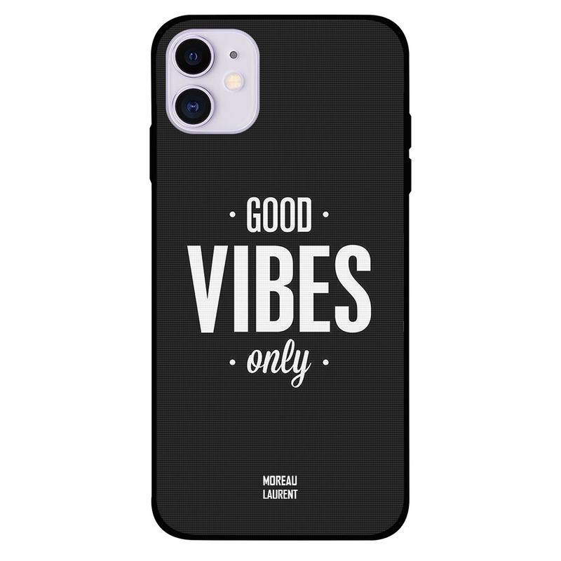 

Moreau Laurent Apple iPhone 11 Mobile Phone Back Cover, Good Vibes Only