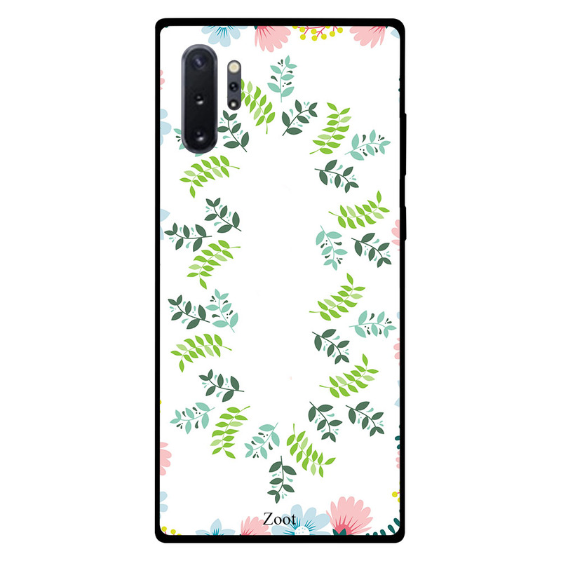 

Zoot Samsung Note Plus Mobile Phone Back Cover, Printed Leaves