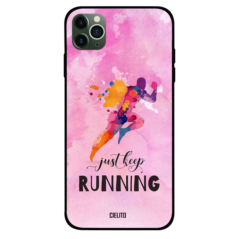 

Cielito Apple iPhone 11 Pro Max Mobile Phone Back Cover, Keep Running