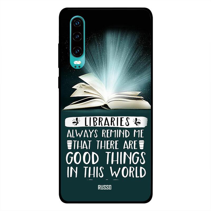 

Russo Huawei P30 Mobile Phone Back Cover, Libraries
