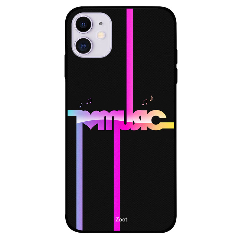 

Zoot Apple iPhone 11 Mobile Phone Back Cover, I Love Music