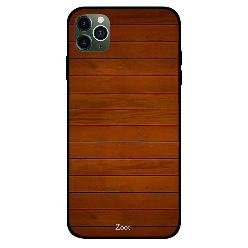 

Zoot Apple iPhone 11 Pro Mobile Phone Back Cover, Wooden Pure Brown