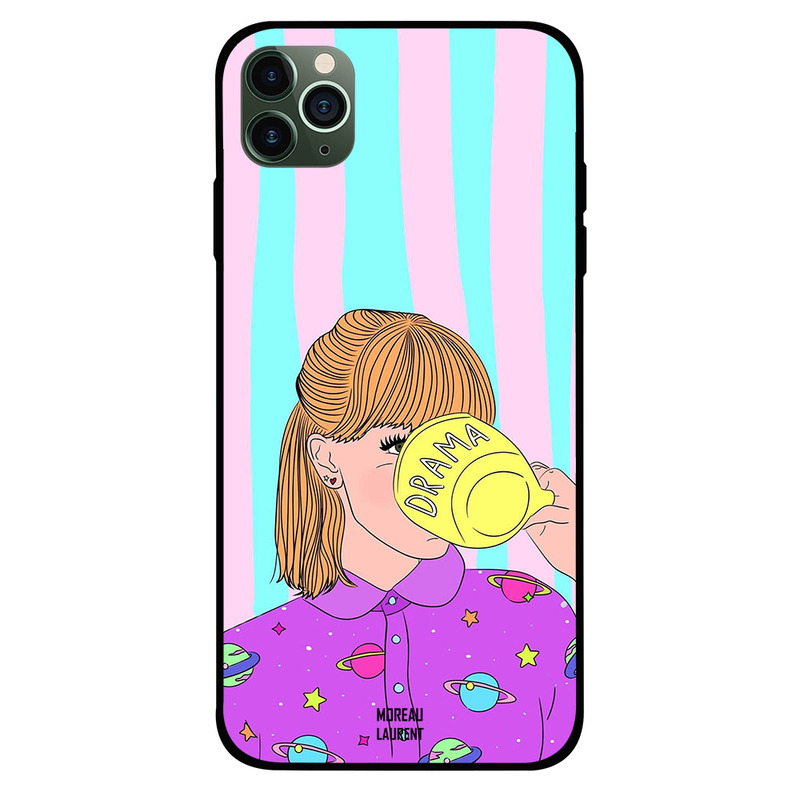 

Moreau Laurent Apple iPhone 11 Pro Max Mobile Phone Back Cover, Drama Girl