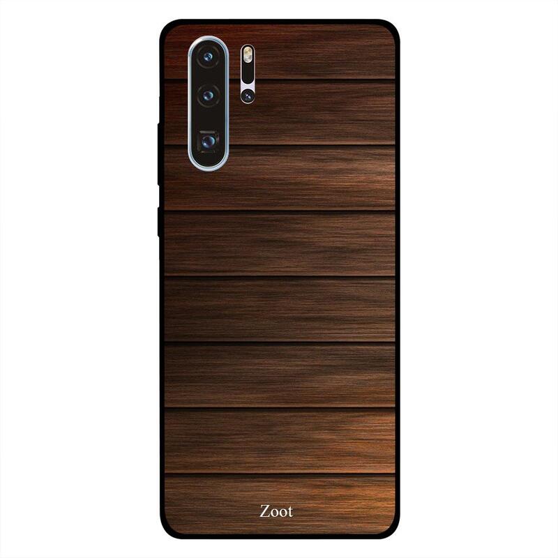 

Zoot Huawei P30 Pro Mobile Phone Back Cover, Wooden Dark Brown Horizental