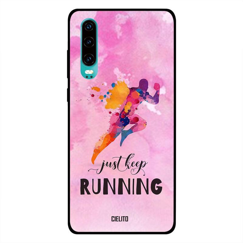 

Cielito Huawei P30 Mobile Phone Back Cover, Keep Running