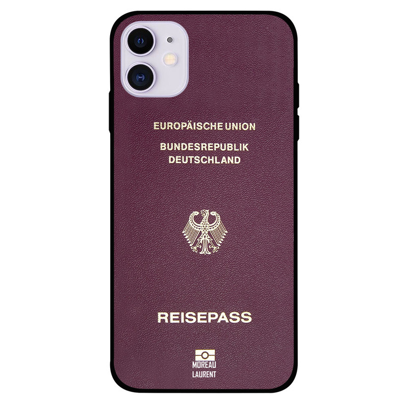 

Moreau Laurent Apple iPhone 11 Mobile Phone Back Cover, German Passport