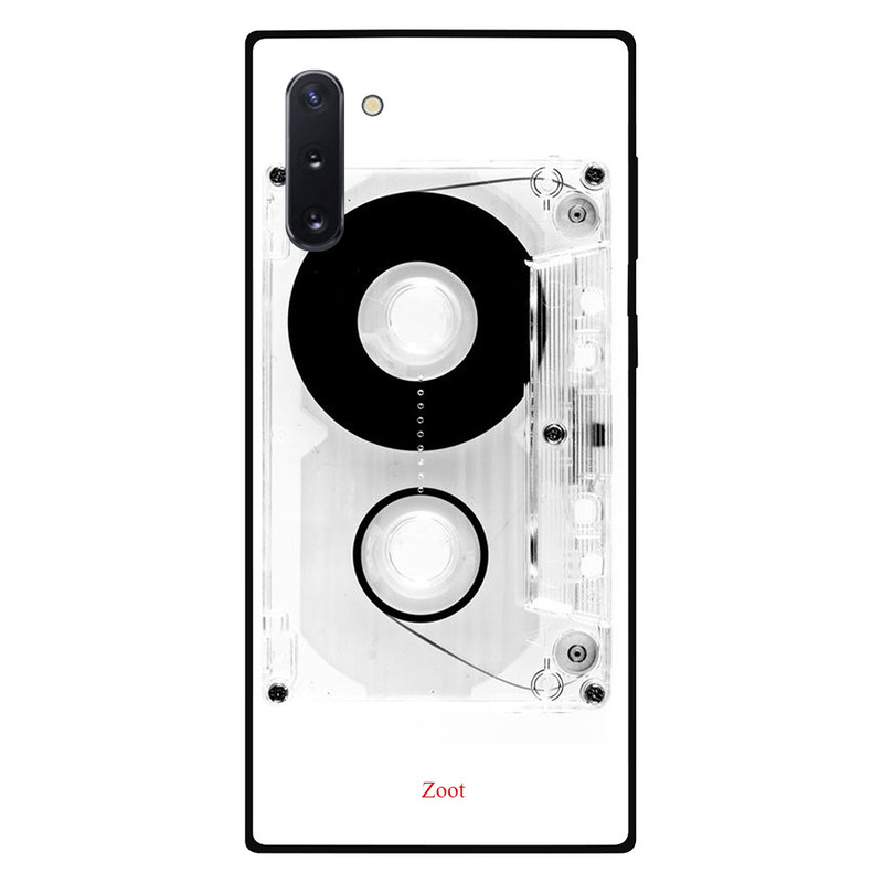 

Zoot Samsung Note 10 Mobile Phone Back Cover, B&W Cassette