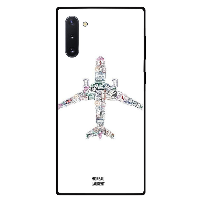 

Moreau Laurent Samsung Note 10 Mobile Phone Back Cover, Stamps Airplane
