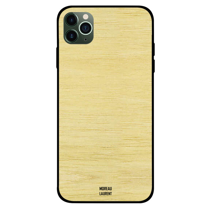 

Moreau Laurent Apple iPhone 11 Pro Mobile Phone Back Cover, Light Simple Plywood Pattern