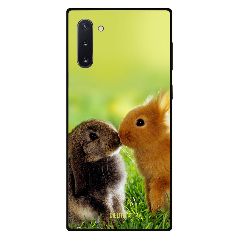 

Cielito Samsung Note 10 Mobile Phone Back Cover, Cute Loving Bunnies