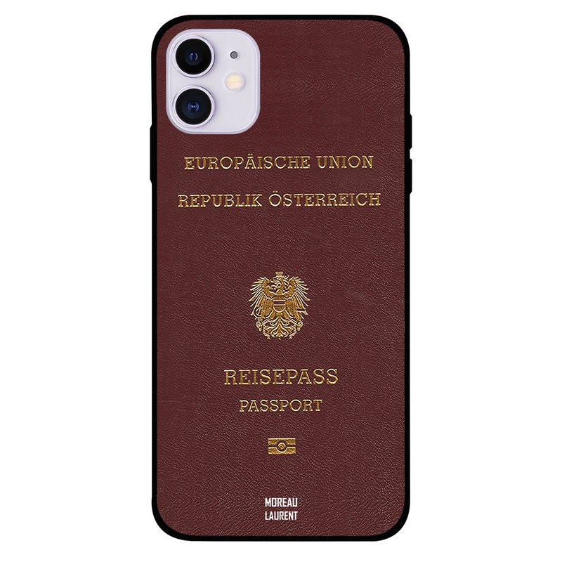 

Moreau Laurent Apple iPhone 11 Mobile Phone Back Cover, Austria Passport