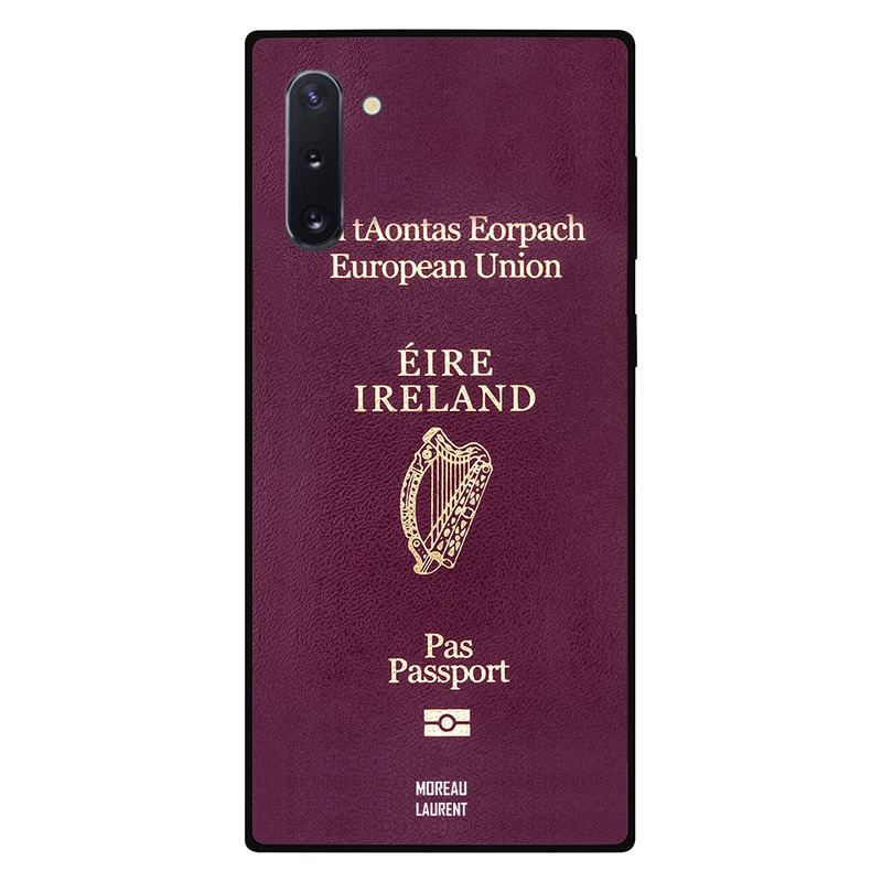 

Moreau Laurent Samsung Note 10 Mobile Phone Back Cover, Ireland Passport