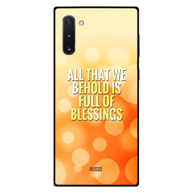 

Russo Samsung Note 10 Mobile Phone Back Cover, Full Of Blessings