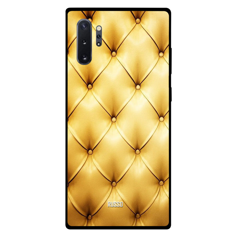 

Russo Samsung Note Plus Mobile Phone Back Cover, Solid Gold Pattern